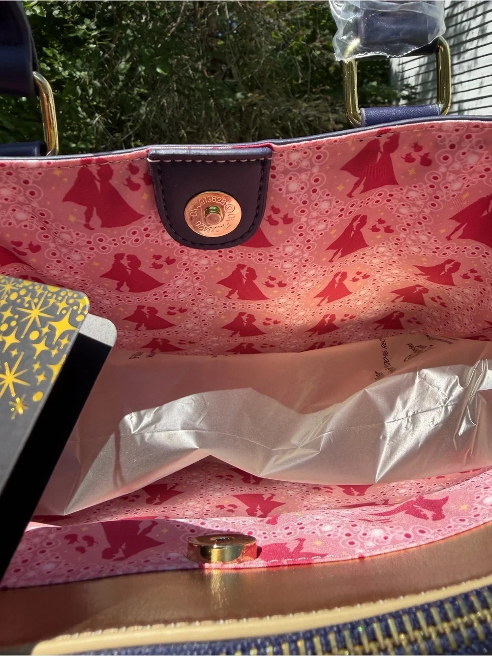 Loungefly Disney Princess Sleeping Beauty Castle Satchel Crossbody NWT Rare